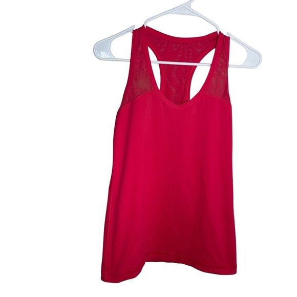Lululemon Tank Top Women's 8 V-Neck Mesh Racerback Athletic Solid Active - Picture 1 of 9